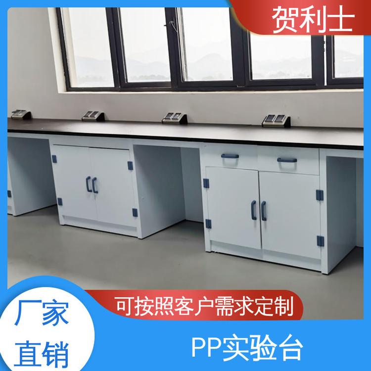 贺利士 按需定制 化工厂实验室边台 实验场所PP实验台 适用有机实验室
