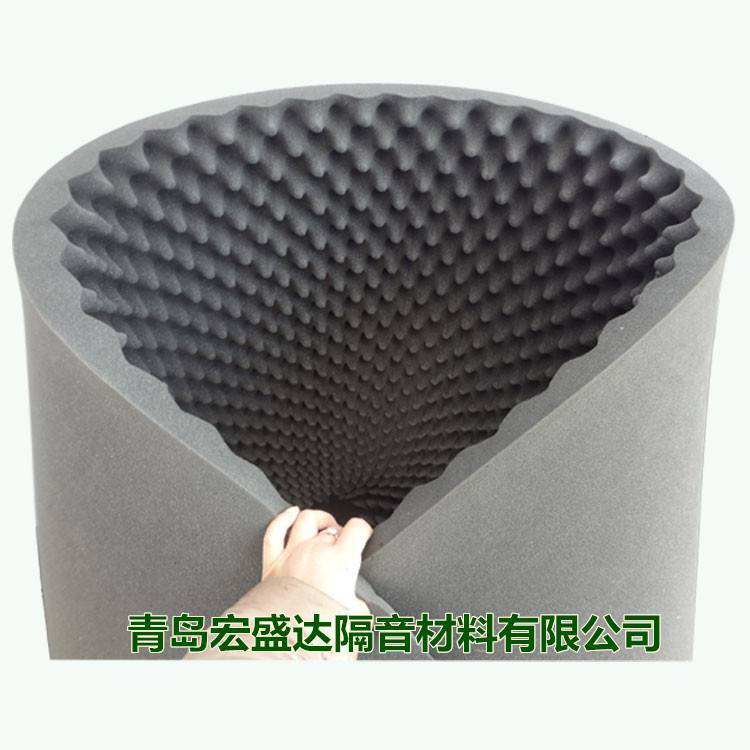 设备阻燃吸音棉 风机消音棉 凹凸波浪隔音海绵 消音降噪材料