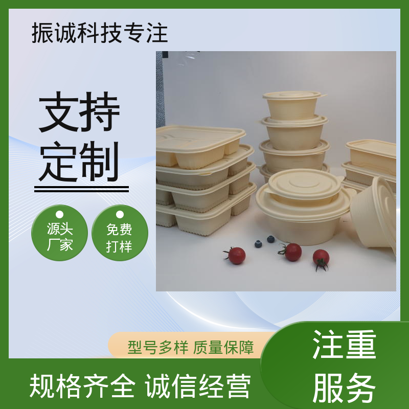 振诚科技 可微波炉加热 加厚 一次性餐盒 干净卫生
