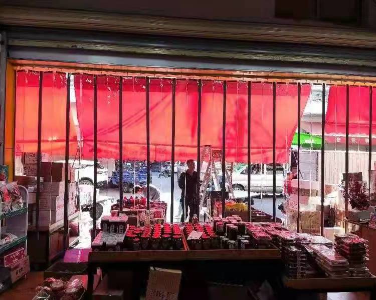 阔海 磁吸软门帘 透明磁性PVC软帘 多场所应用 支持定制