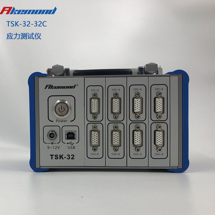 AKEMOND阿克蒙德TSK-32C应变测量系统ICT FCT应力测试仪