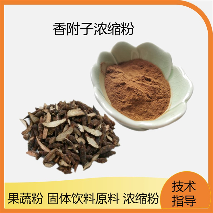 香附子提取物10:1 水溶性香附子浓缩粉 莎草根浸膏 可定制