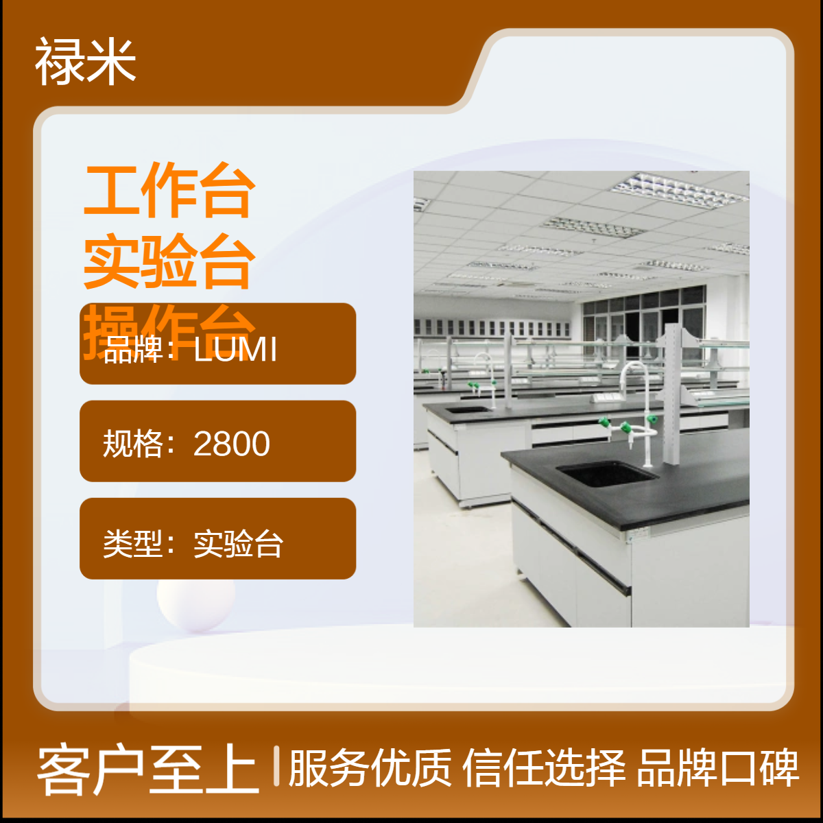 LUMI 钢木实验室工作台化学实验台化验室操作台