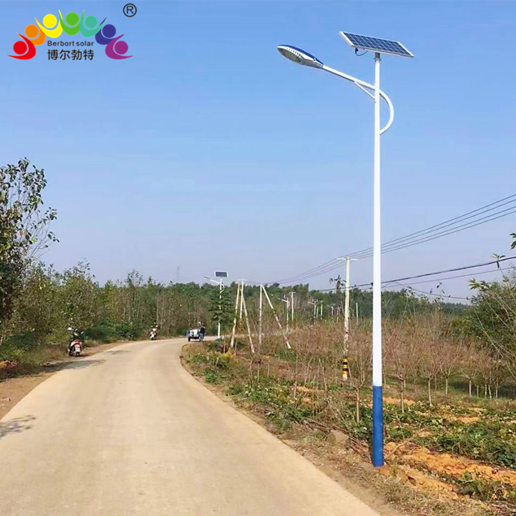 博尔勃特乡村振兴道路户外照明LED太阳能路灯杆厂家批发西 安