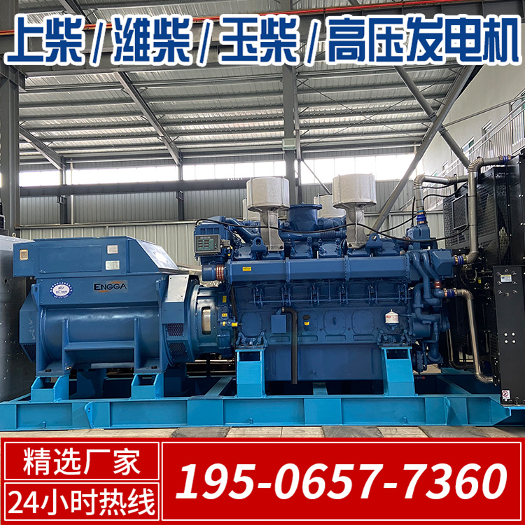 1000kw高压发电机组 国三排放标准 组装简单快捷 就近配送安装