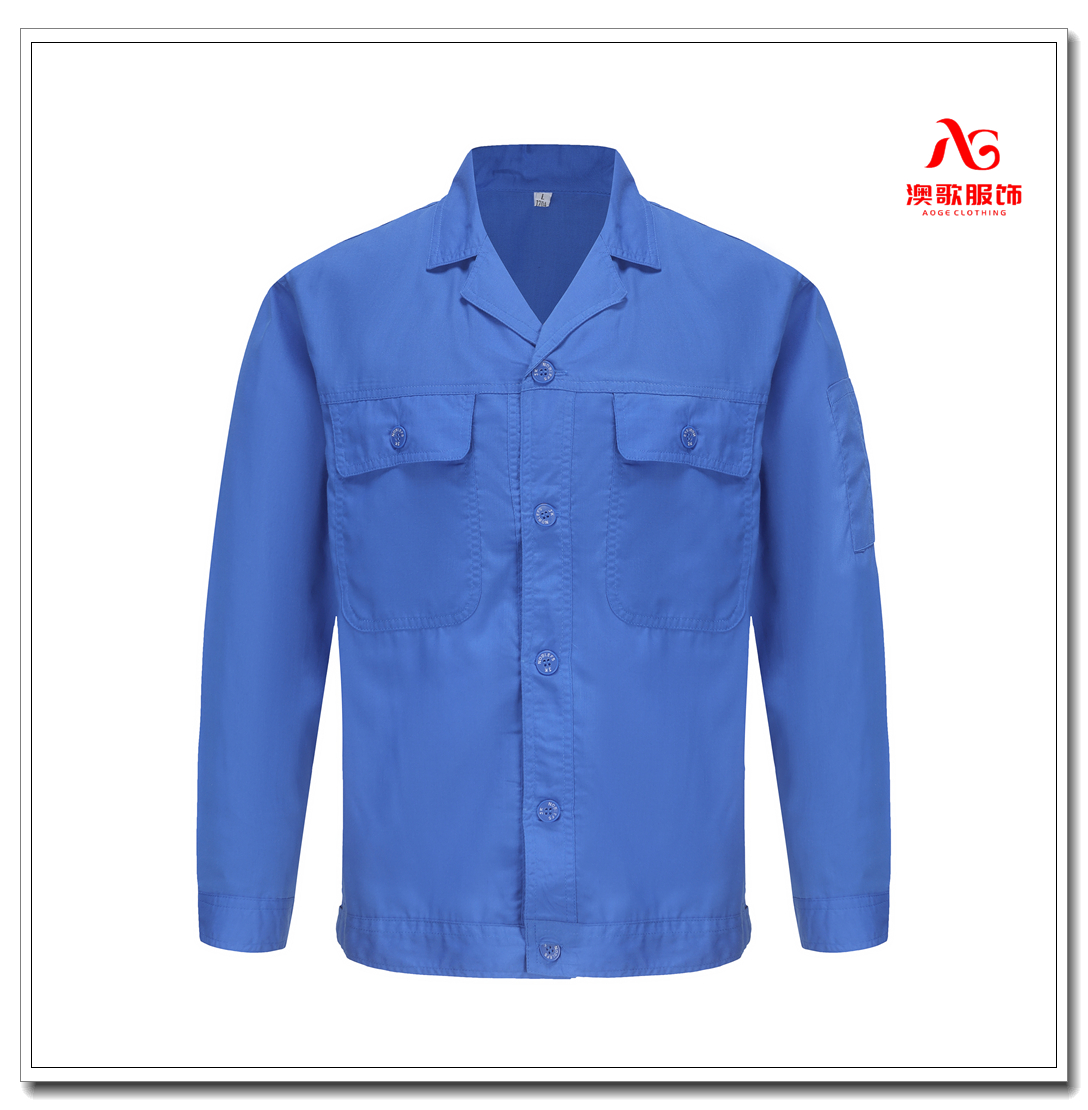 Ag1581防静电短袖工作服 长袖夹克 上衣裤子 公司员工服装采购含LOGO