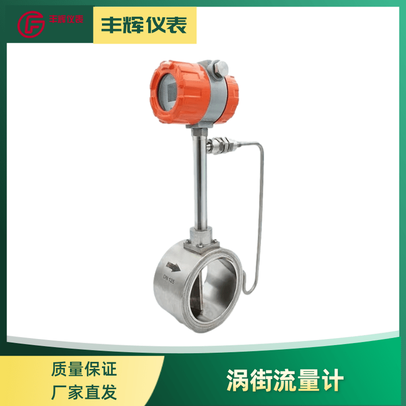 防爆夹持式涡街流量计 液体管道导热油计量表