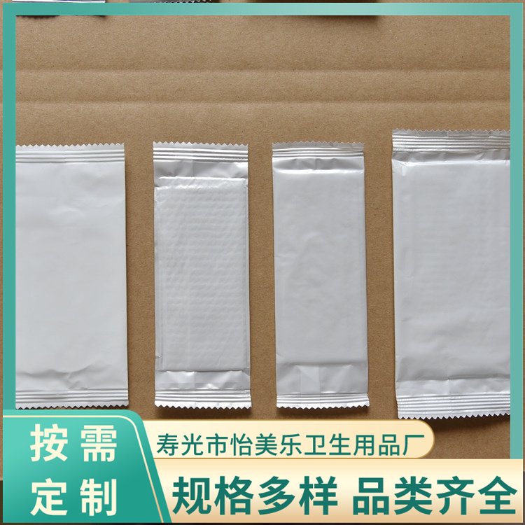 单独包装湿巾 含棉水刺无纺布 抽取式 酒吧KTV 味道较清新