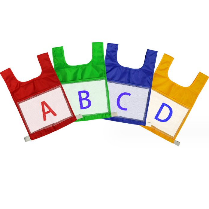 现货儿童教学用具数字背心比赛背心体育运动背心游戏背心