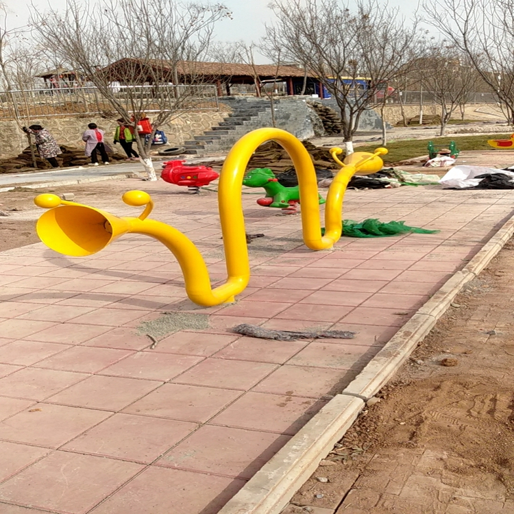 户外 小区游乐设施 毛毛虫 传声筒 幼教教材游乐设备设施厂 汉林游乐