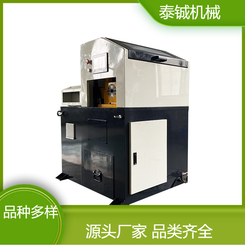 泰铖机械金属单头气动倒角机铝管铜管不锈钢管件伺服倒 角坡口机