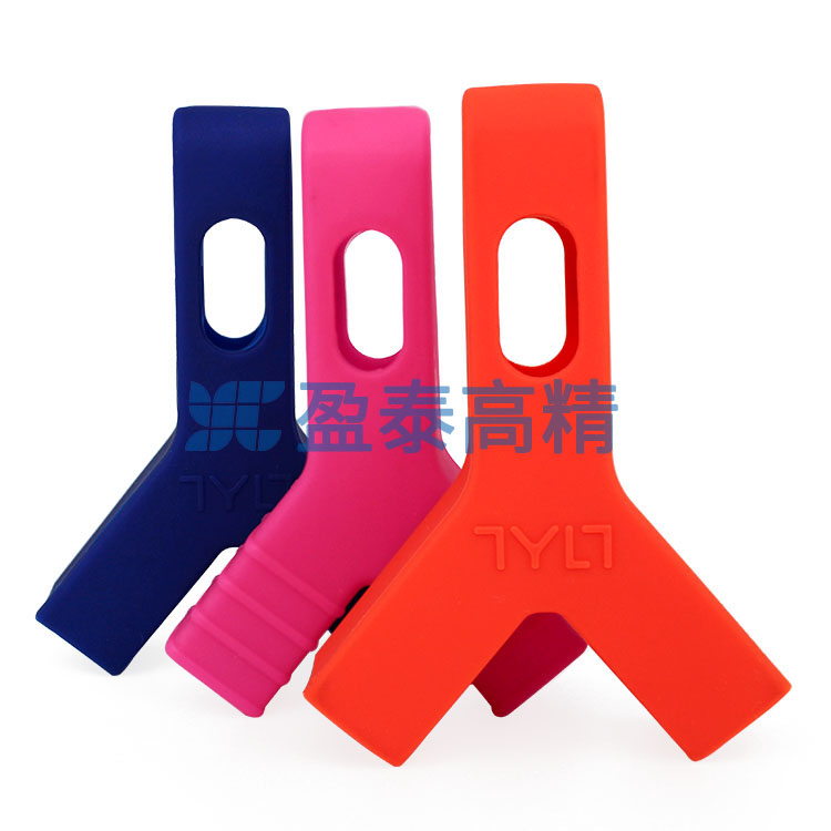 异型液体硅胶保护套供应厂家 硅橡胶配件尺寸 Y型LSR零件防水防潮