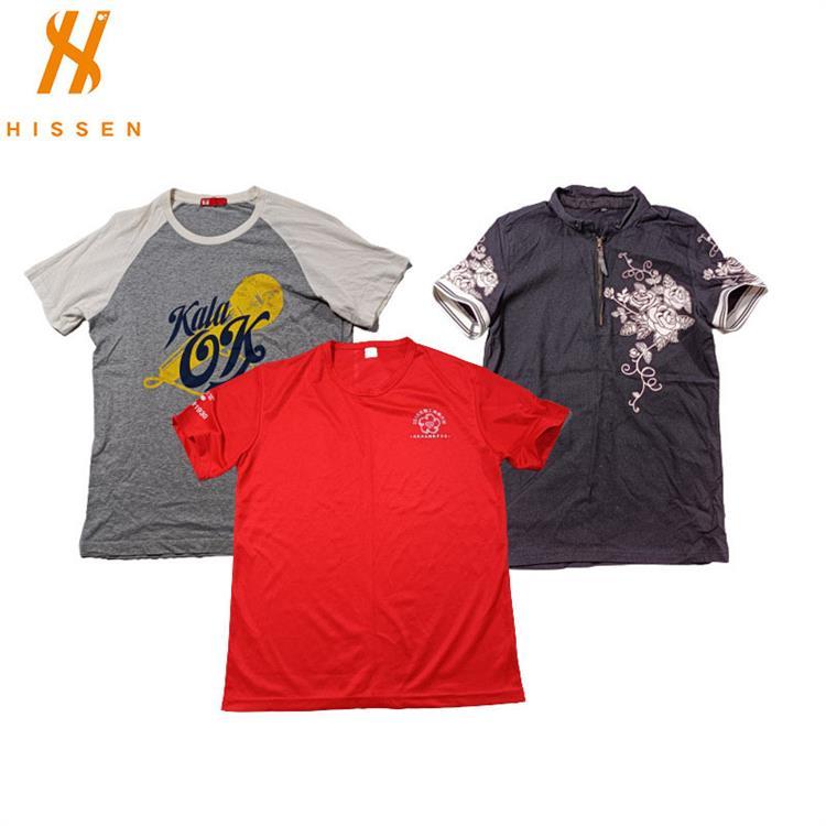 二手衣服旧出口非洲东南亚男士T恤secondhandT-shirt按斤整柜批发