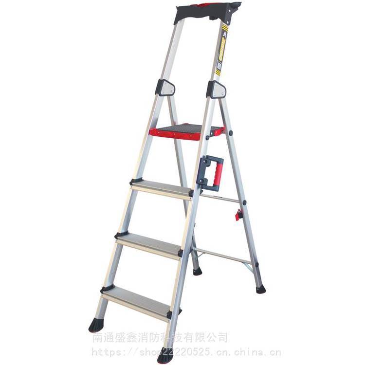 盛鑫 AO118-107欧式铝合金工作梯 金锚人字延伸