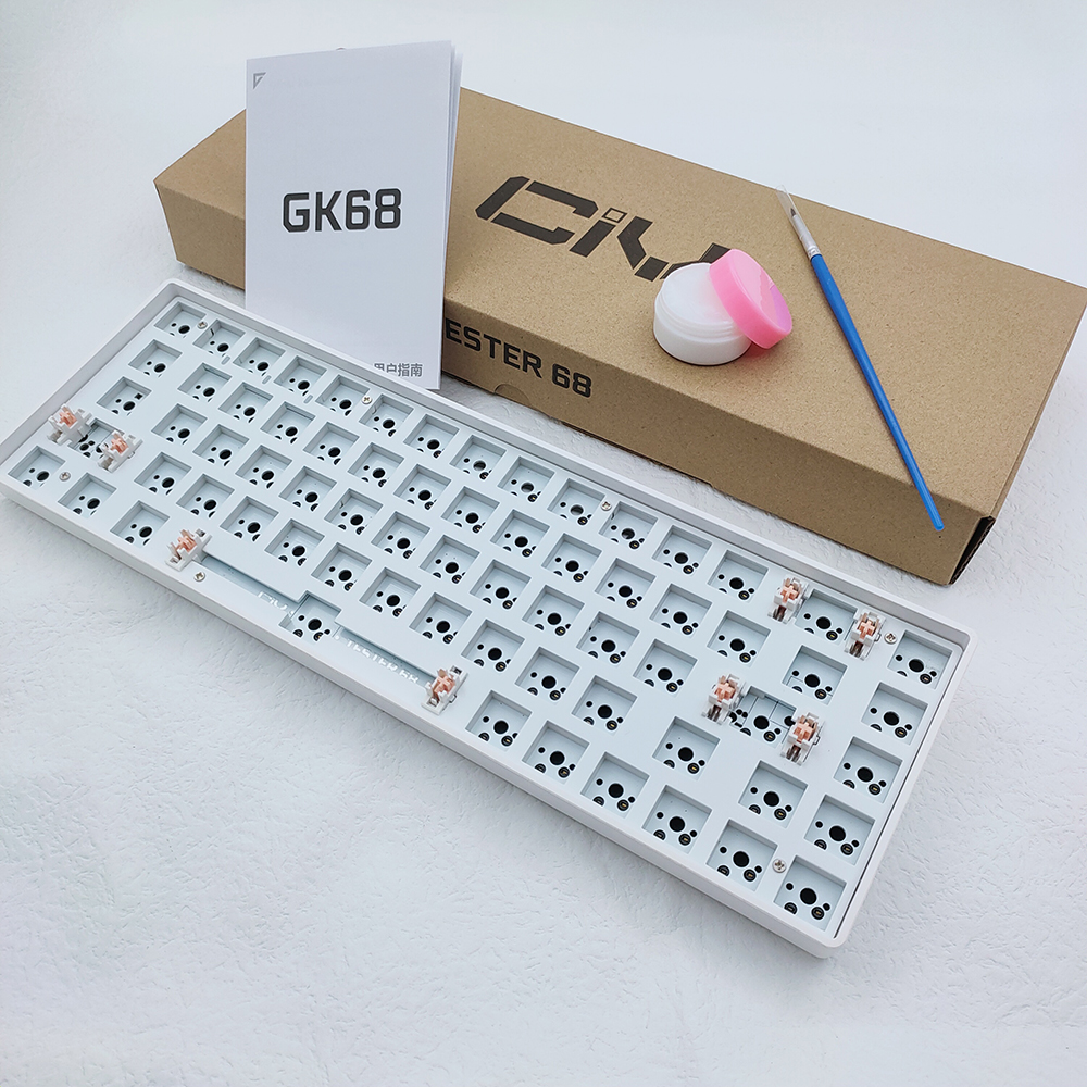 狼派CIY68套件试轴器蓝牙无线双模代组麻将音客制化机械键盘