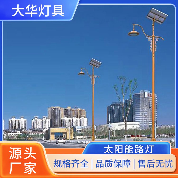 大华灯具太阳能路灯批发户外led照明灯市政道路3米5米7米可定制