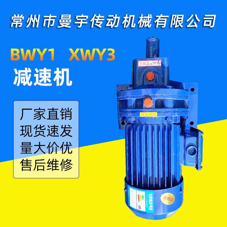 曼宇BWY1 XWY3针轮摆线减速机可定制卧式立式