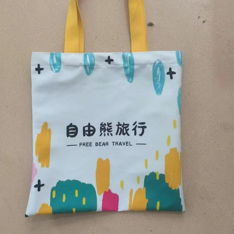 手提帆布包 环保购物袋印LOGO 彩印棉布袋批发 UV热转印