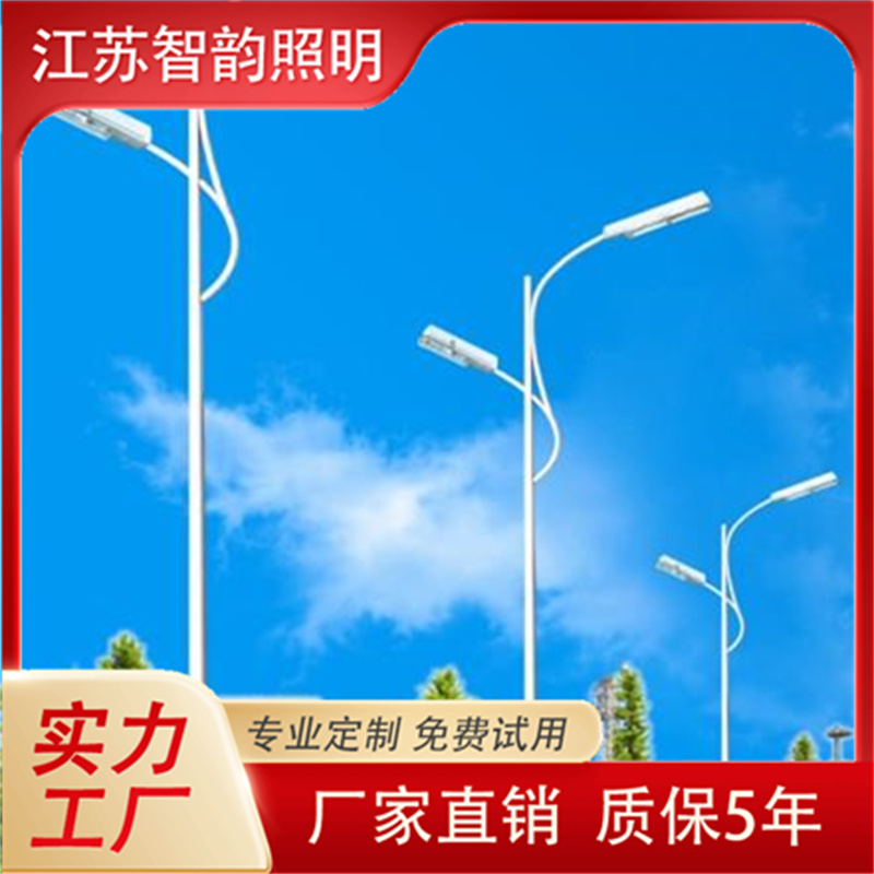 智韵照明 户外灯定制太阳能路灯生产厂家批发单臂双臂道路照明