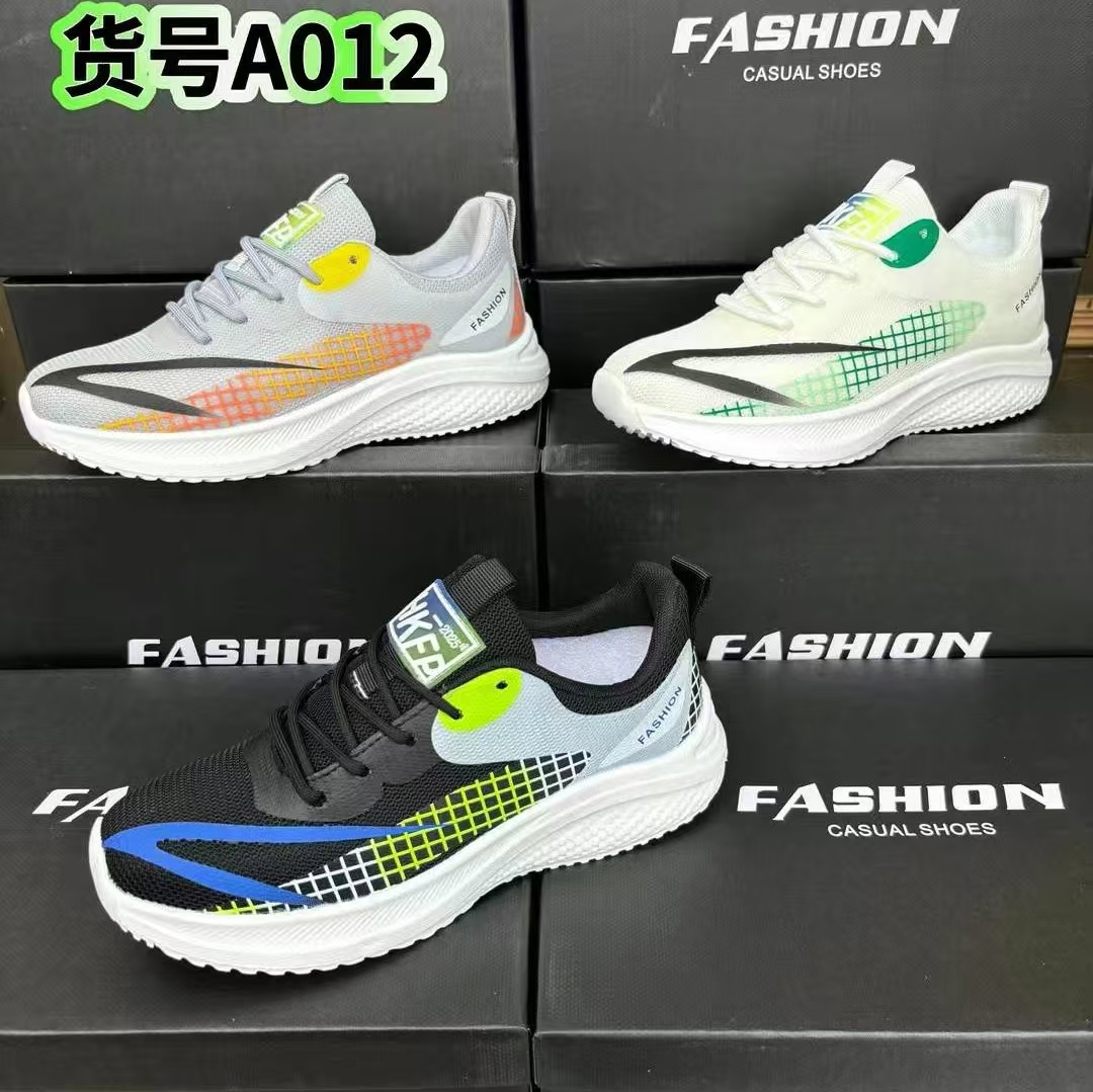 运动鞋男款夏季2024新款冷粘透气轻底防滑网面休闲潮鞋尾货尾单鞋