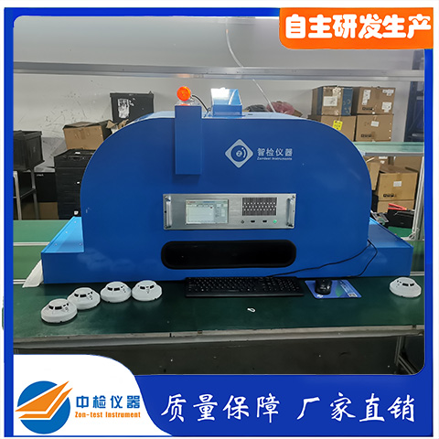 生产流水线测试烟箱火灾探测器生产批量测试 厂家现售