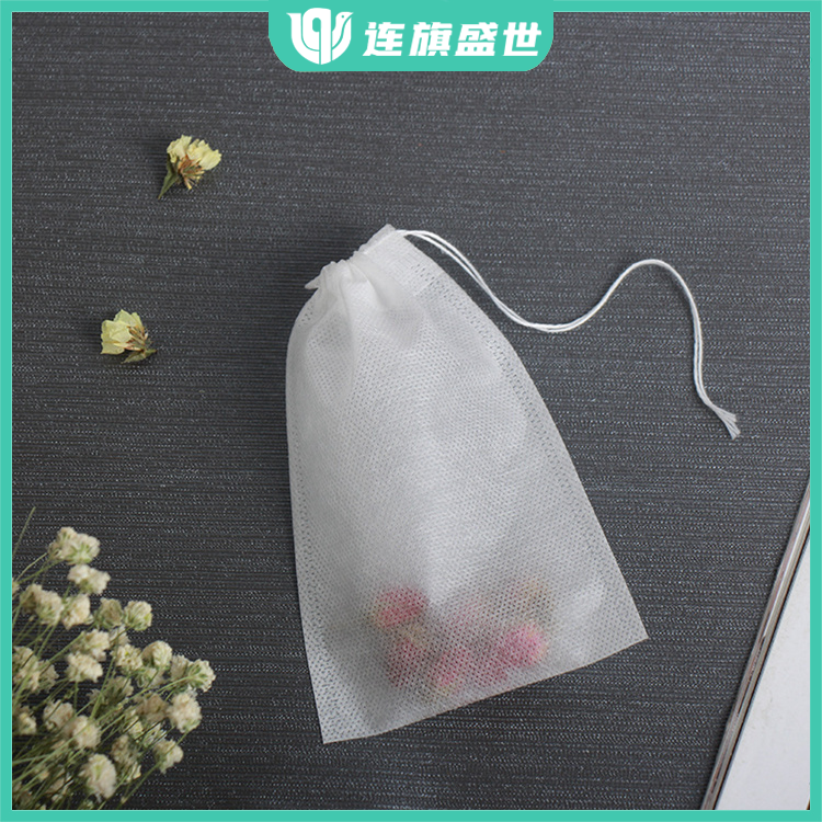 连旗一次性煎药袋尺寸可定制无纺布中药袋抽绳熬药袋