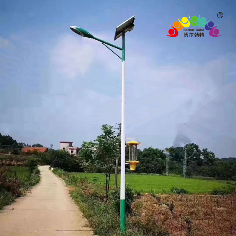 博尔勃特乡村振兴太阳能路灯杆 户外道路照明LED路灯厂家批发