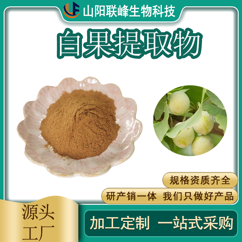 白果提取物 水溶 食品原料 银杏果粉 植物萃取 1kg起批