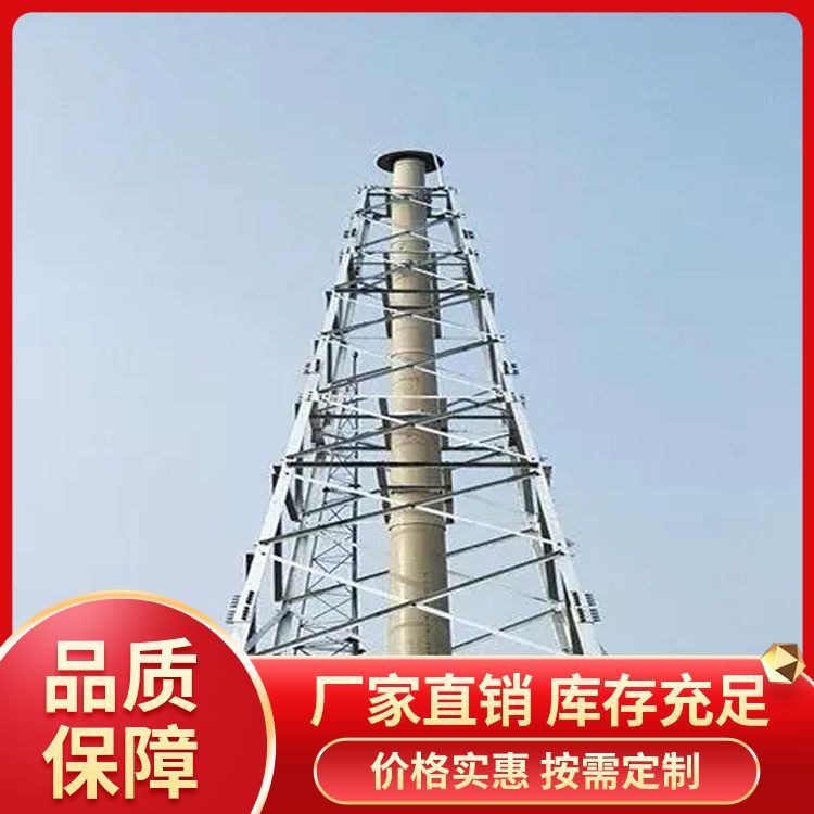 发电厂火炬塔 化肥厂废气排放烟囱塔架 工厂锅炉烟囱塔 占全厂家直供