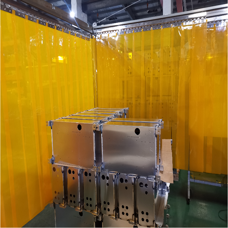 阔海定制 焊接机器人加工区用 移动型PVC防电焊光围挡 H-604