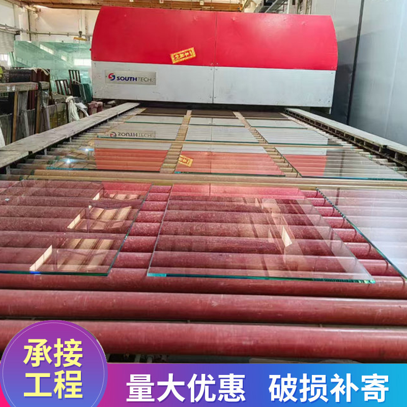 琪艺 超白钢化玻璃 丝印广告机面板玻璃 支持加工