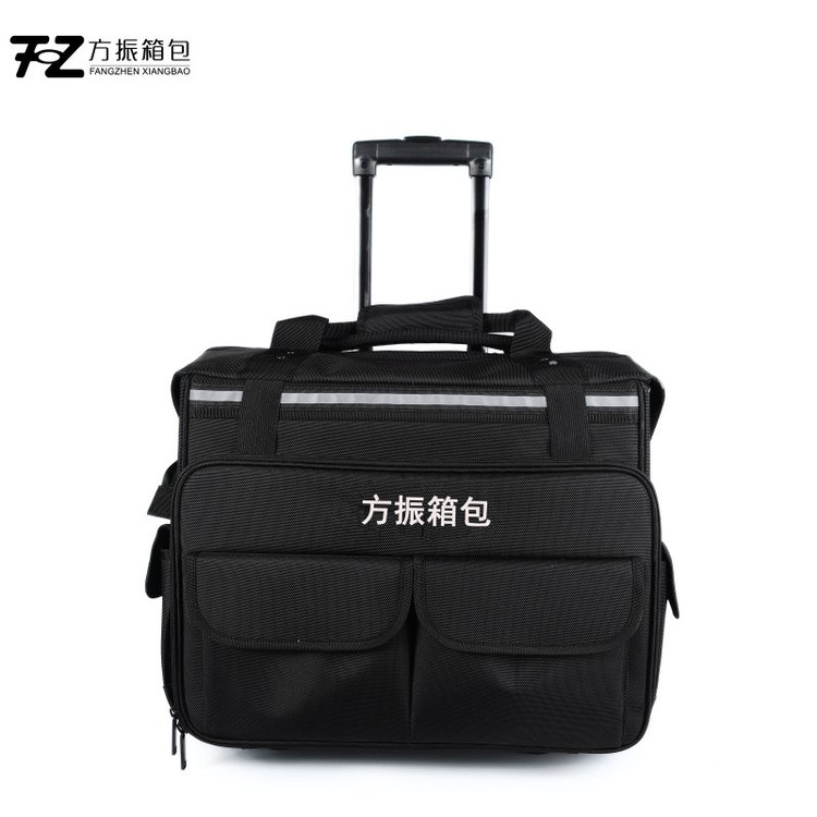 拉杆工具包牛津布维修电工包加厚拉杆箱包定做