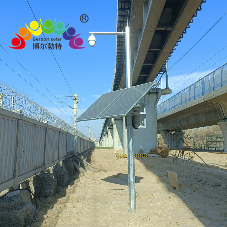 博尔勃特无电地区风光互补光伏发电系统 河道太阳能监控供电系统