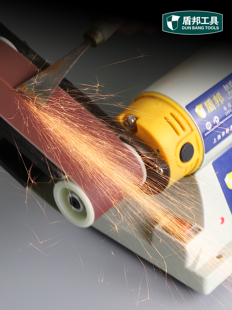 1850W多功能砂带机磨刀家用小型diy电动抛光机台磨金属木工打磨机