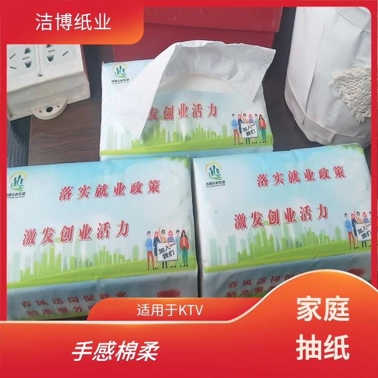 洁博纸业 适用于KTV 悬挂式抽纸 柔韧亲肤擦拭不易掉屑