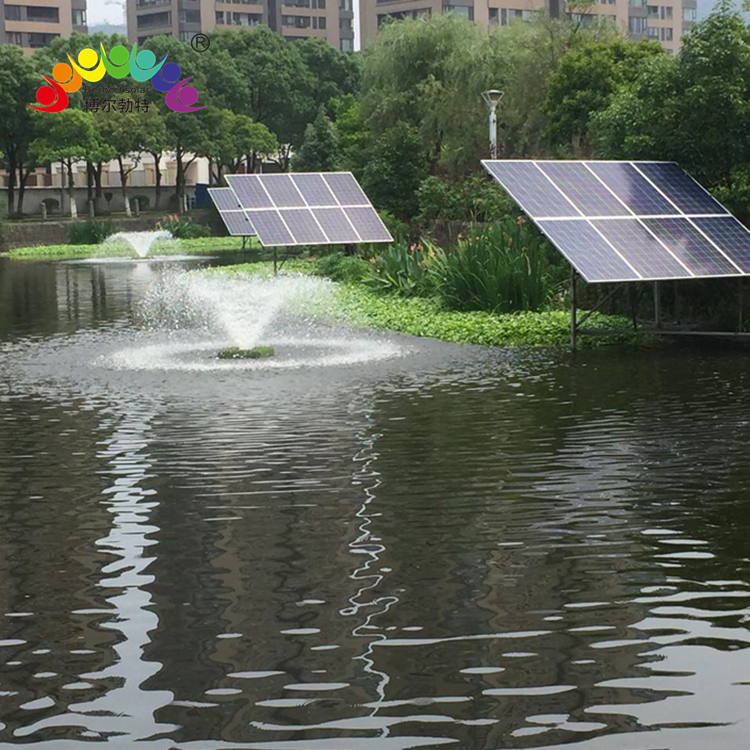 河道曝气光伏发电系统 太阳能水泵供电系统厂家博尔勃特