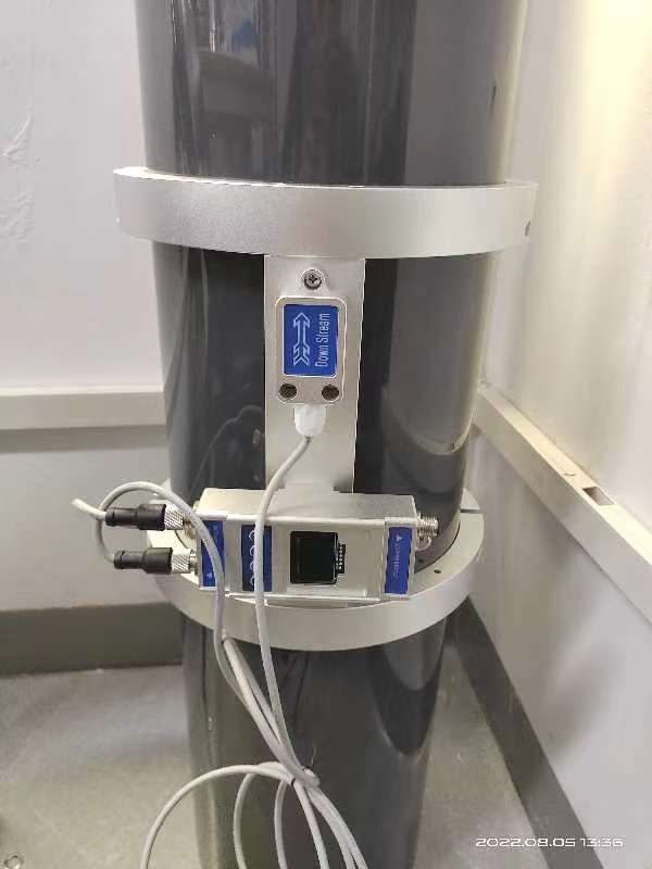制药厂注射水纯化水夹钳式流量计 不开管安装
