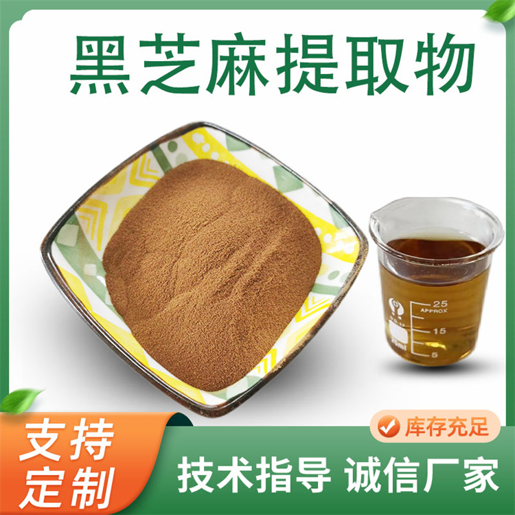 黑芝麻提取物 10：1浓缩粉 黑芝麻粉 黑芝麻多糖 食品原料