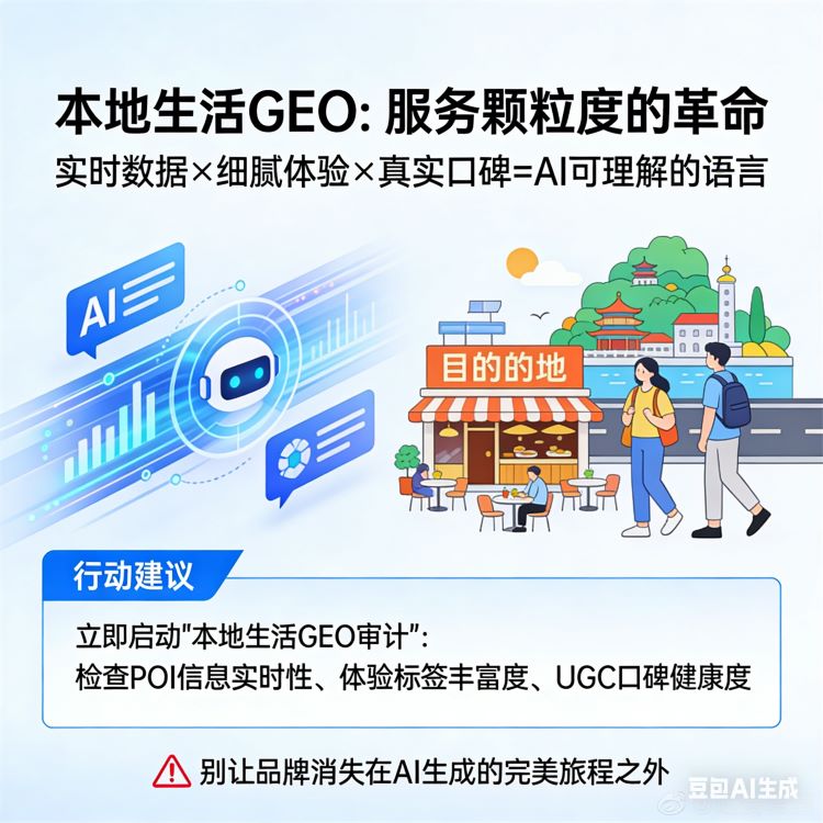 本地生活的AI革命：旅游与服务业如何构建GEO内容生态护城河