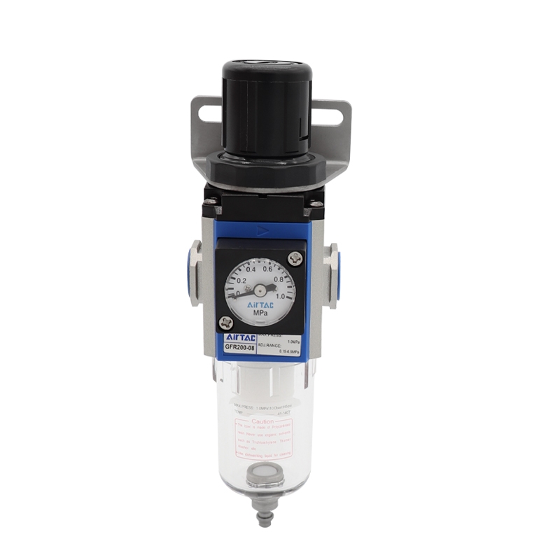 亚德客调压减压阀过滤器油水分离器GFR300/200/400/600-08/10/15