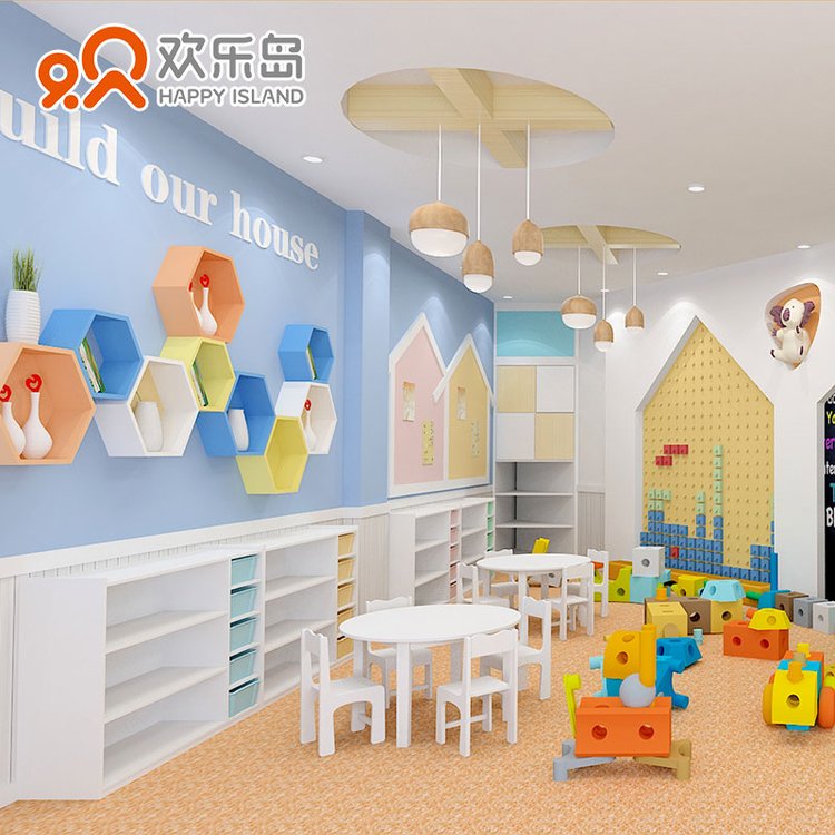 幼儿园装修设计 早教中心托育平台幼教机构室内户外装修规划设计