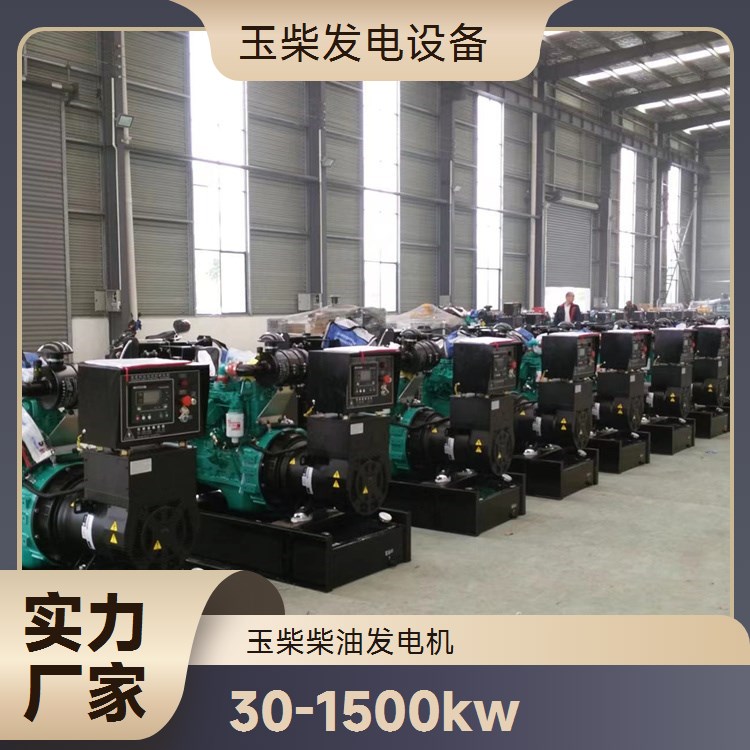 玉柴送货及时 工业级电站备用机组 500KW柴油发电机