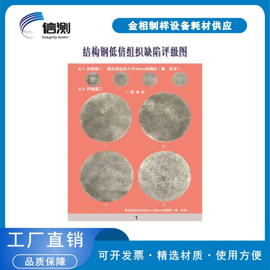 金相挂图金相图谱结构钢低倍组织缺陷评级标准挂图 gb/t1979-2001