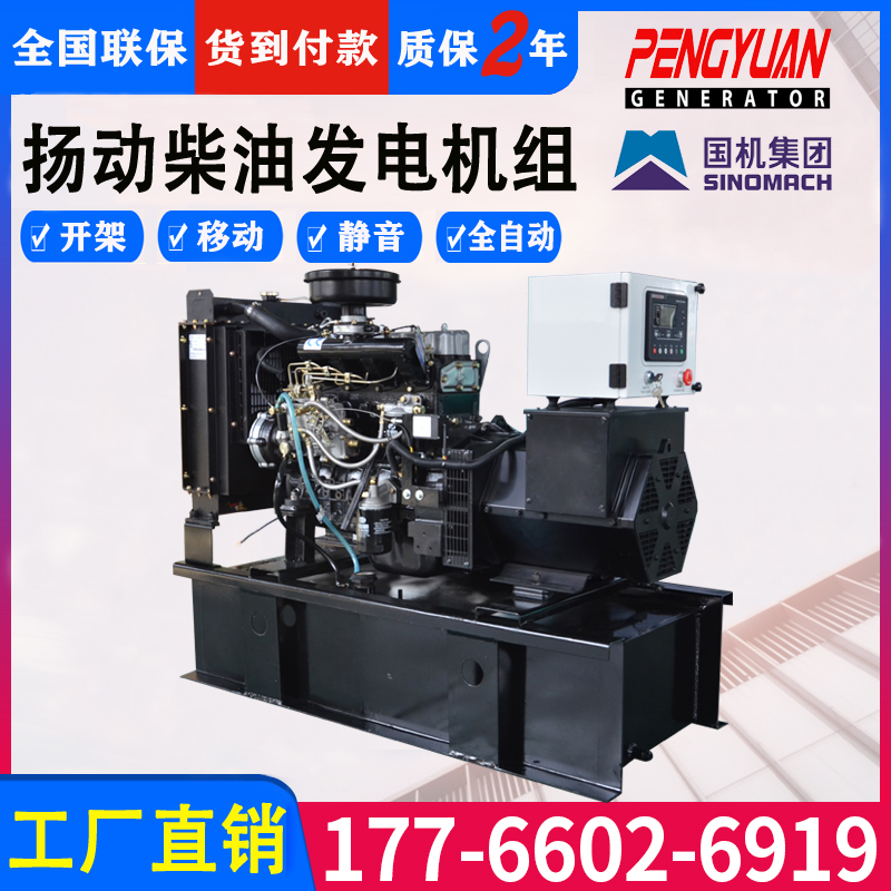扬动8/10/15/20/30/40/50/60/75KW柴油发电机组 国机集团 出口精品