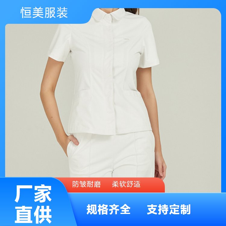 耐高温护士服娃娃领 长袖短袖药房工作服 用料柔软舒适