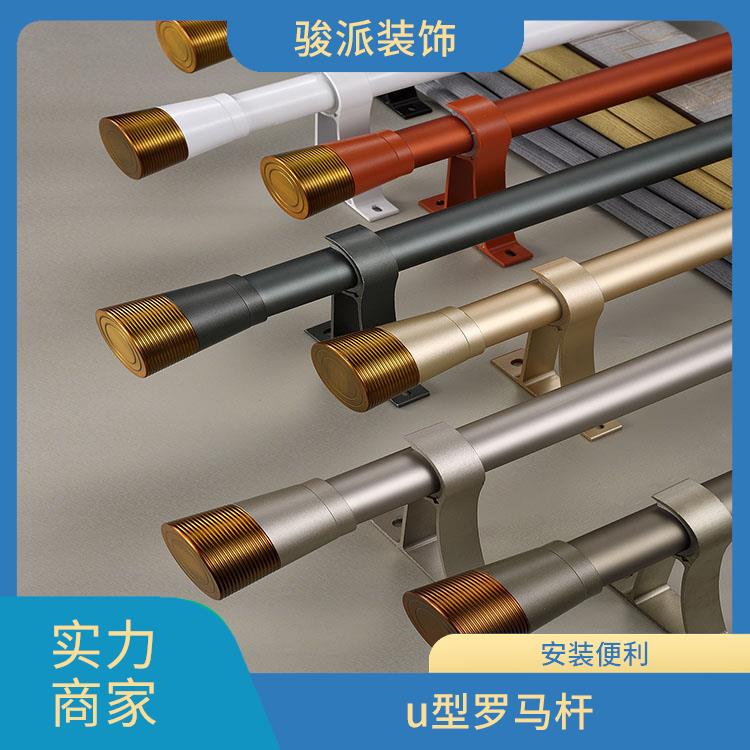 骏派餐厅商场铝合金罗马杆安装便利源头厂家