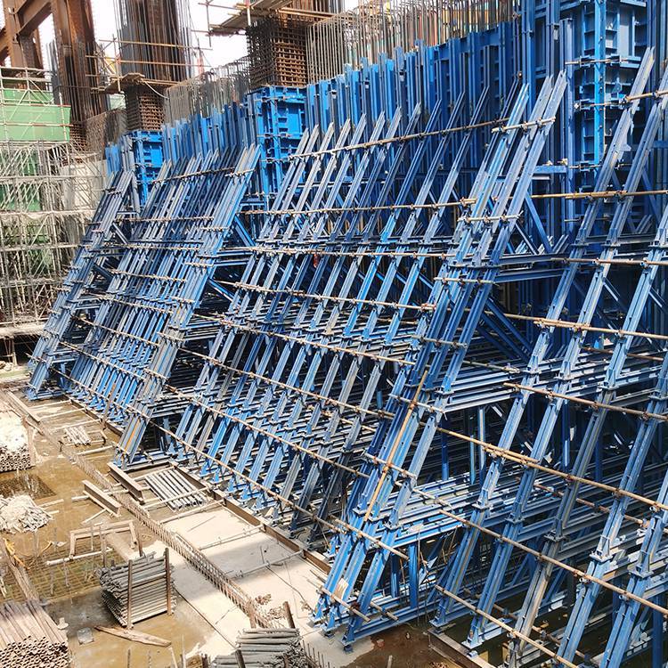车站站房地下室 超高侧墙 钢模板 地铁建设 单侧支模施工应用