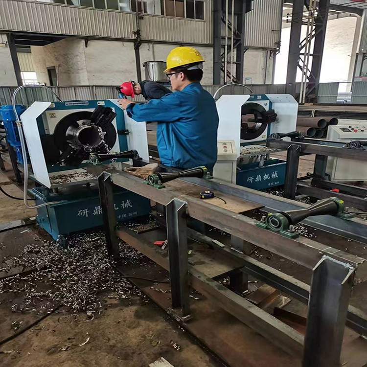 研鼎机械 不锈钢坡口机 CDM-168 高效切割坡 口机预制生产 厂家