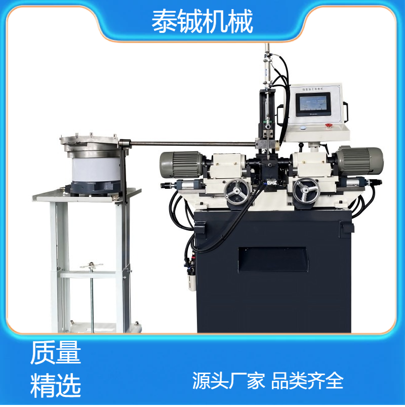 泰铖机械端面加工全自动双头倒角机专业厂家 按需定做