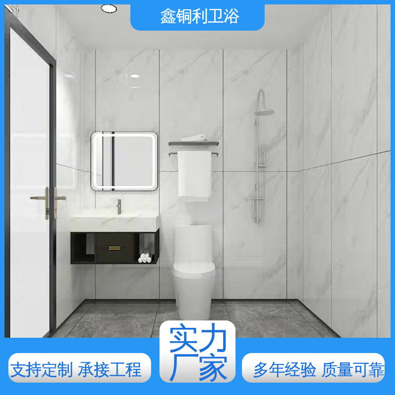 家用简易 装配式整体卫生间 贴心售后 多配制可选 鑫铜利厂家